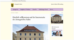 Desktop Screenshot of amtsgericht-aalen.de